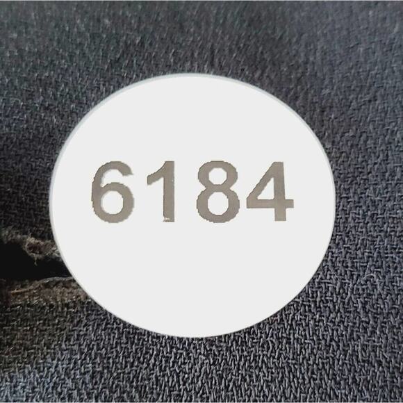 Vintage 80s Reggio Womens 12 Black Rhinestone Button Up Blazer Jacket Lace Hem - Picture 9 of 10